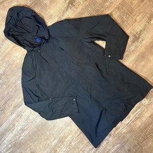 OVS Men's Hooded Raincoat | Large | Black Packable Lightweight